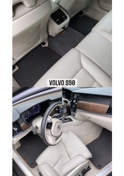Volvo S90 Uyumlu Akıllı Paspas Araca Özel Oto Paspas Araba Paspas