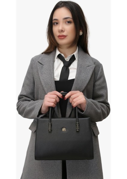 67-8080 Kadın Omuz ve Kol Çanta-Siyah fırsatları