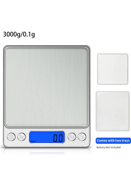 Pratik Dijital Hassas Mutfak Terazisi Hassas Tartı 2000 Gr./0.1 Gr. Hassasiyet