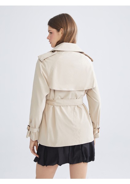 Yeni Sezon Gömlek Yaka Oversize Kadın Trençkot indirimleri