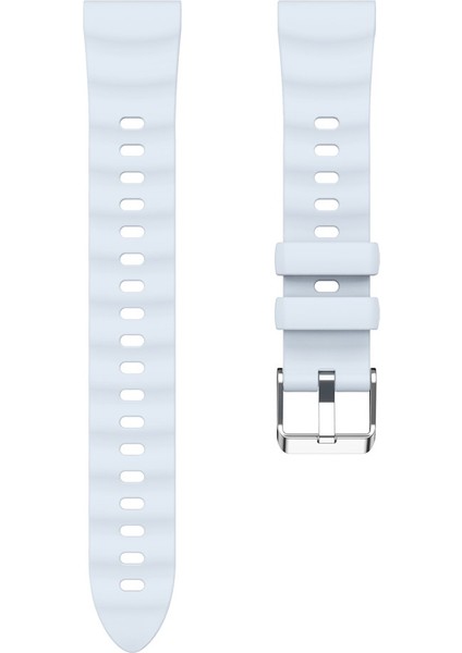 Huawei Watch Gt 6 41MM Uyumlu Dalga Desenli Silikon Kordon 18MM Lansman Kayış modelleri