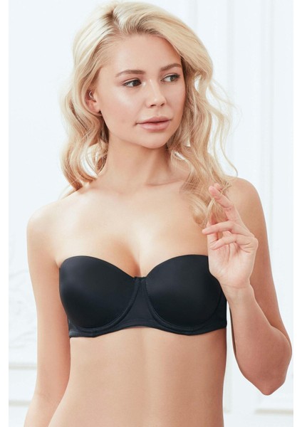 Balenli Desteksiz Dolgusuz Askısız Straplez Günlük Klasik T-Shirt Sütyeni fiyatları