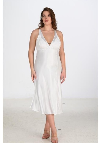 2li Ekru Sabahlık Takımı Bigsize 6224