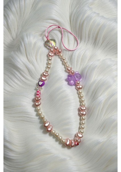 Mor Ayıcık ve Inci Boncuklu Telefon ı modelleri