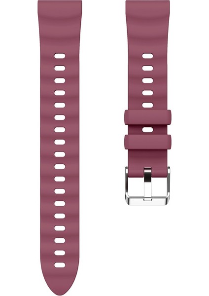 Huawei Watch Gt 6 41MM Uyumlu Dalga Desenli Silikon Kordon 18MM Lansman Kayış modelleri