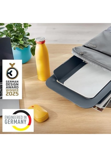 Yüksekliği Ayarlanabilir Dizüstü Bilgisayar, 4 Yükseklikte, 13 Inç - 15 Inç Dizüstü Bilgisayarlar Için, Çalışma Masası Için Kompakt Dizüstü Bilgisayar Yükseltmesi, Ergo Cosy Serisi, Gri modelleri