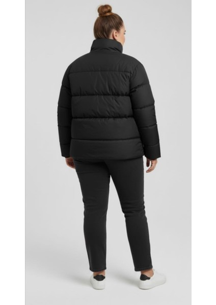 Kadın Şişme Mont Silikon Elyaflı Su Itici Kumaş modelleri