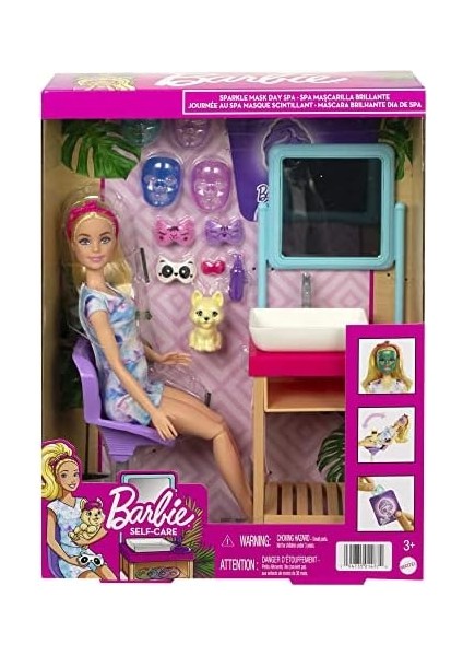 Wellness - Işıltı Spa Günü Oyun Seti, Sarışın, 7 Spa Maskesi, Lavabo, Ayna, Birlikte 15'ten Fazla Aksesuar, 3-7 Yaş Arası Çocuklar Için HCM82 fiyatları