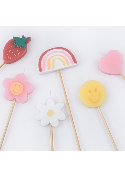 - Happy Face Candles - Mutlu Yüz Semboller Mumlar (X6) modelleri