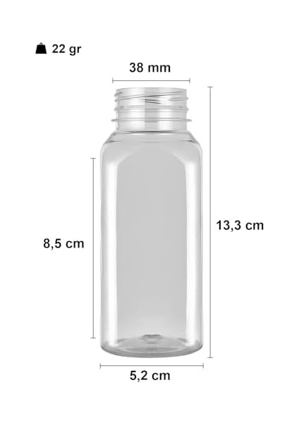 ml Smoothie Detoks Şişesi 250 cc Kapaklı Şeffaf Plastik Şişe Detox Köşeli Dondurucuya Uygun 6 Adet modelleri