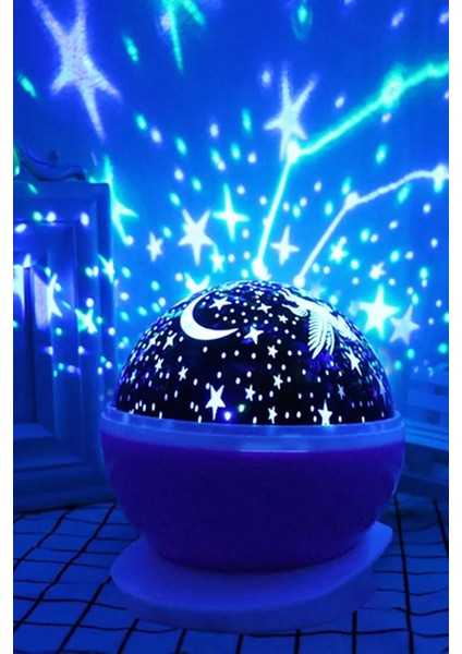 Yıldızlı Gökyüzü Projeksiyon Gece Lambası Bebek Lambası Ambians
