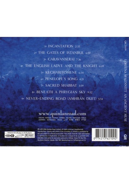 Loreena Mckennitt -An Ancient Muse-Cd fiyatları