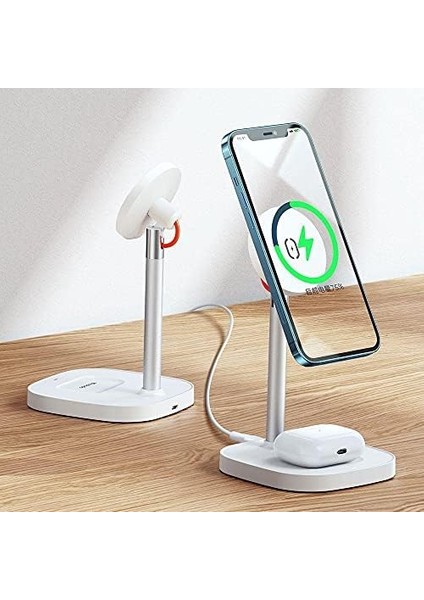 CH-7340 2in1 Kablosuz Şarj Masaüstü 12 ve 13 Uyumlu 15W fiyatları