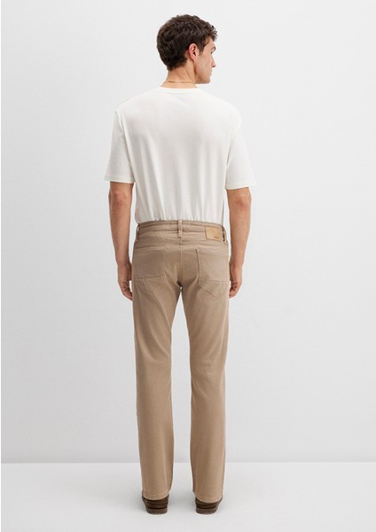 Hunter Koyu Bej Comfort Gabardin Pantolon 0020232492