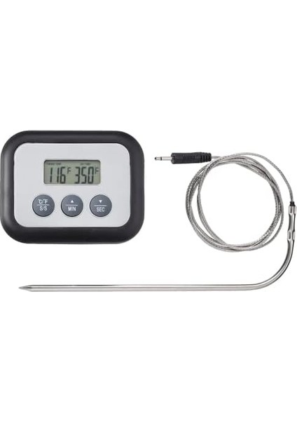 Fantast Et Termometresi/mutfak Çalar Saati Siyah;