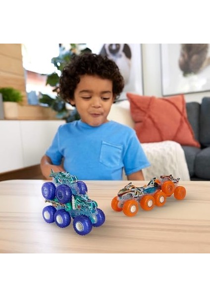 Trucks Toy Truck & Big Rig Multipack, 1:64 Ölçekli -Wrex & Tiger ile Eşleşen Power Smashers Deco fiyatları