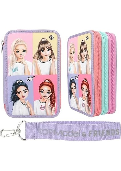 12591 3 Bölmeli Doldurulmuş Shots Sevimli Nakış Detayları, Kutusu, Cetvel, Vb, Çok Renkli, Küçük fiyatları