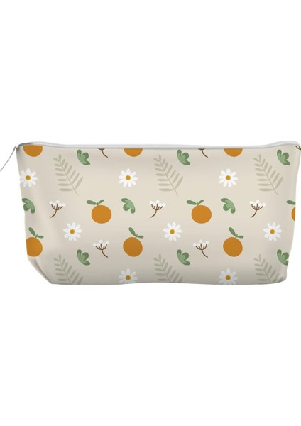 Kanvas Bez, Kutusu, Cüzdan, Körüklü, Iç Astarlı, 21X10X6CM (Portakal)