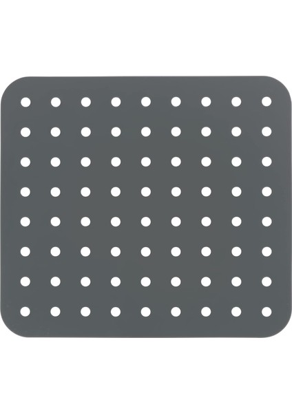 Lavabo Matı Kare Cam Gri Lavabo Matı, Ekstra Güçlü Gri