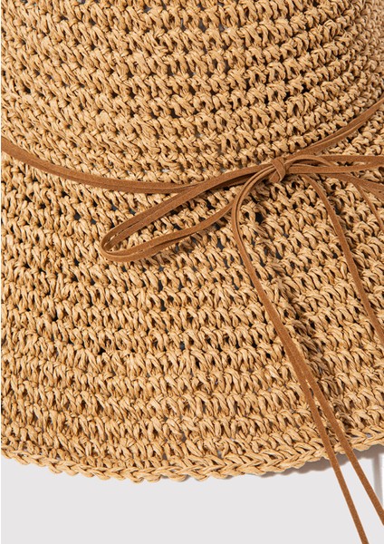 Kahverengi Hasır Şapka 1911280-70185