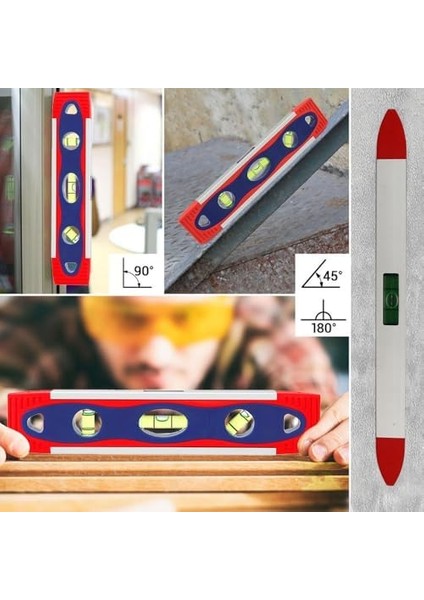 WP262027 225MM Manyetik Şoka Dayanıklı Torpedo Su Terazisi modelleri