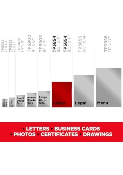 Thermo Torba 5 Mil, 8,9 x 11.4-Inç 100-PACK modelleri