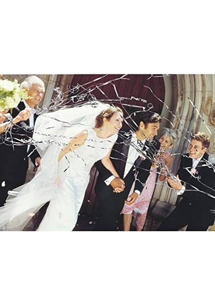 5073740001 No-Mess Pop Out Düğün Gönderme Flama Tüpleri, 14 Adet, Gümüş fiyatları