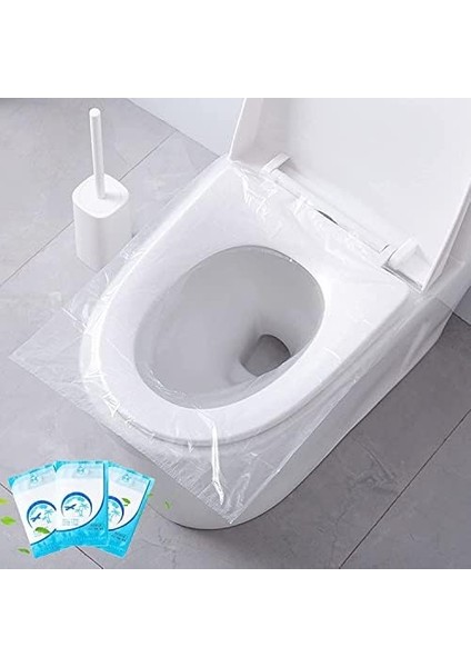 50'li Tek Kullanımlık Su Geçirmez Klozet Kapağı – Antibakteriyel Seyahat Tuvalet Örtüsü, Hijyenik Klozet Koltuk Pedi, Plastik Tuvalet Pedi, Otel, Avm, Kamp ve Dış Mekan Kullanımı modelleri