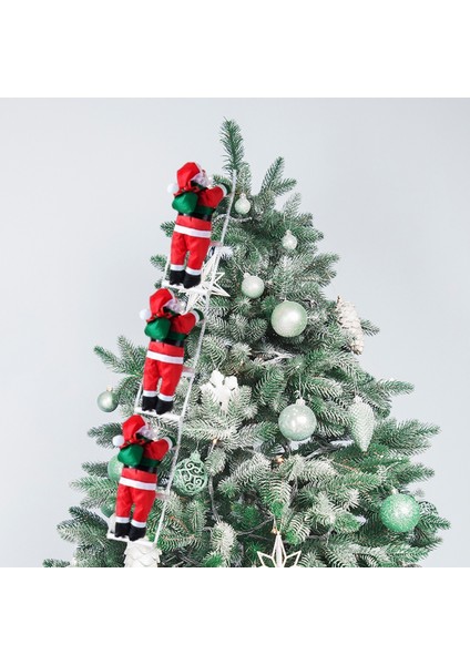 Merdiven Tırmanan Noel Baba 95 cm 3lü