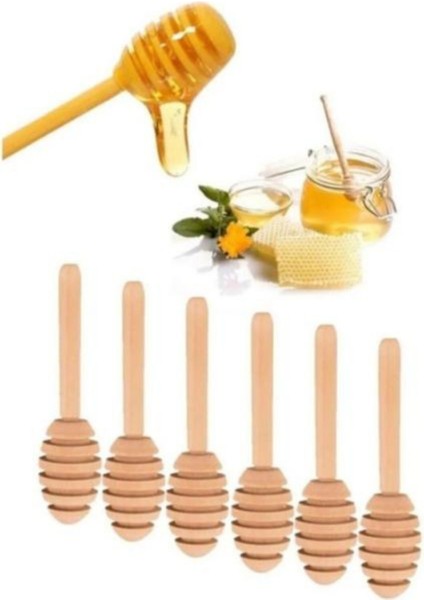 2 Adet Bal Kaşığı 15 cm – Organik Ahşap Bal Kaşığı Kayın Ağacı