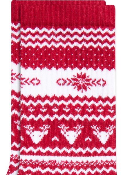 Yılbaşı Temalı Kırmızı Çorap 0911262-32421