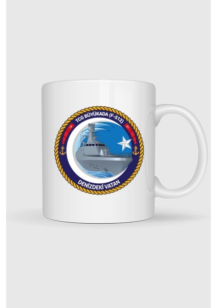 Tcg Büyükada F512 Tasarımlı Kupa Bardak