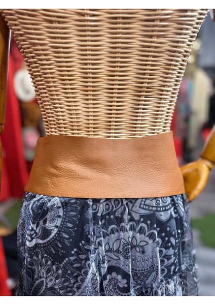 Claudine Deri Kemer | Taba Hakiki Deri El Yapımı Bel Kemer indirimleri