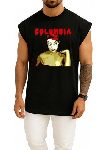 Oversize The Rocky Horror Show Janet Weiss Göğüs Tasarımlı Atlet