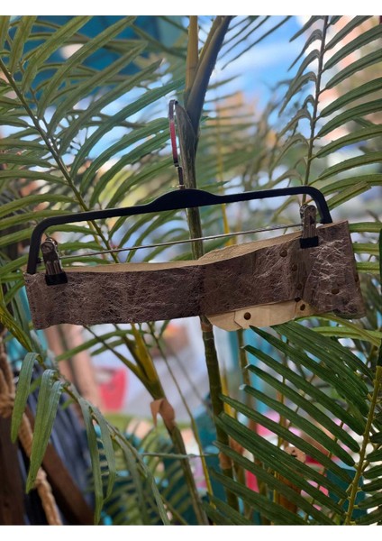 Amara Deri Kemer | Metal Stud Detaylı El Yapımı Bohem Tasarım fırsatları