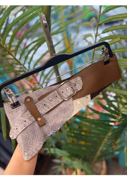 Lucinda Deri Kemer | Taş Desen & Taba El Yapımı Bohem Tasarım