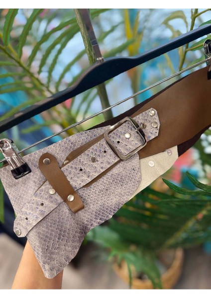 Lucinda Deri Kemer | Taş Desen & Taba El Yapımı Bohem Tasarım fırsatları