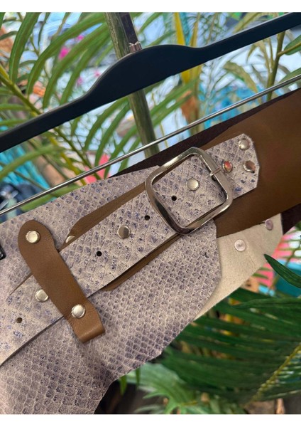 Lucinda Deri Kemer | Taş Desen & Taba El Yapımı Bohem Tasarım indirimleri