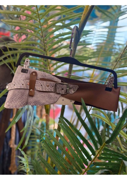 Lucinda Deri Kemer | Taş Desen & Taba El Yapımı Bohem Tasarım