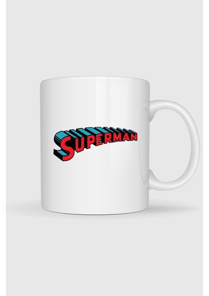 Superman Logo Tasarımlı Kupa Bardak