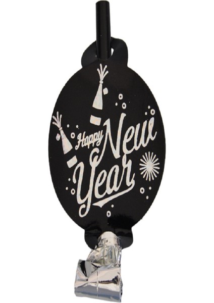 Yılbaşı Simli Yılan Düdük 6lı