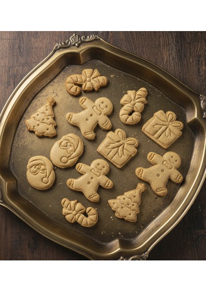 Yılbaşı Temalı 5’li Kurabiye Kalıbı Seti – Noel Baba, Çam Ağacı, Hediye, Şeker Kamışı, Gingerbread Kurabiye fiyatları