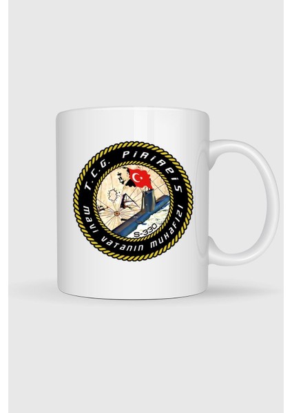 Tcg Pirireis S330 Tasarımlı Kupa Bardak