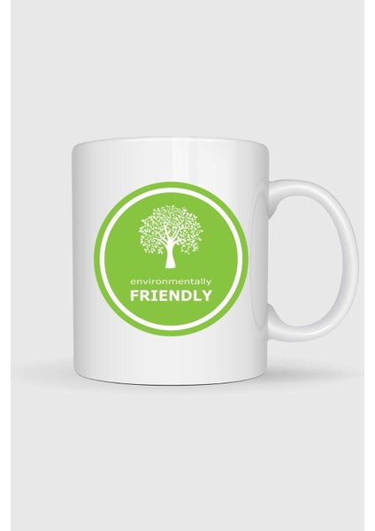 Environmentally Friendly Natural Environment Tasarımlı Kupa Bardak