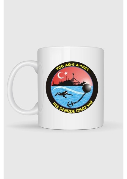 Tcg Ağ-6 A1581 Tasarımlı Kupa Bardak fiyatları