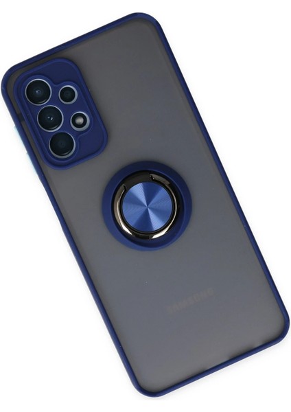 Mtxdpn Newface Samsung Galaxy A23 4g Kılıf Montreal Yüzüklü Silikon Kapak - Lacivert fiyatları