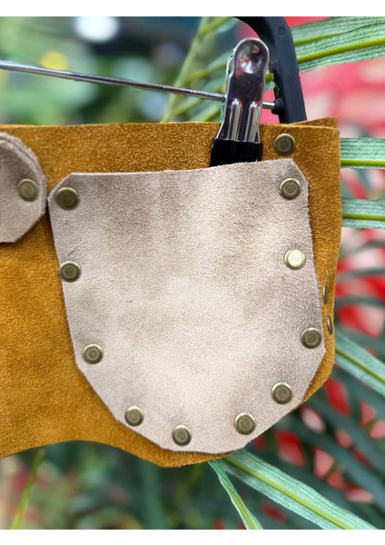 Ravena Cep Detaylı Deri Kemer | Bohem Utility El Yapımı Tasarım indirimleri