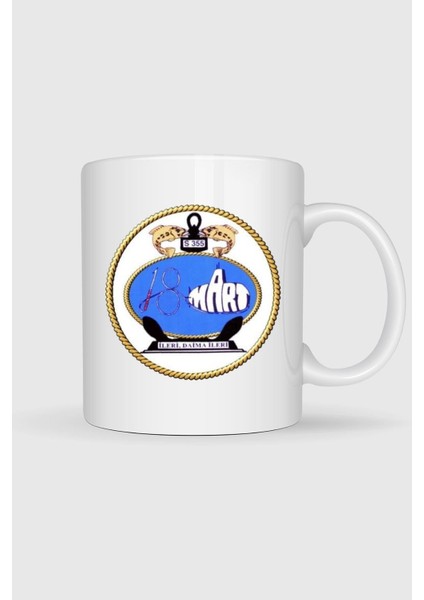 Tcg 18 Mart S355 Tasarımlı Kupa Bardak