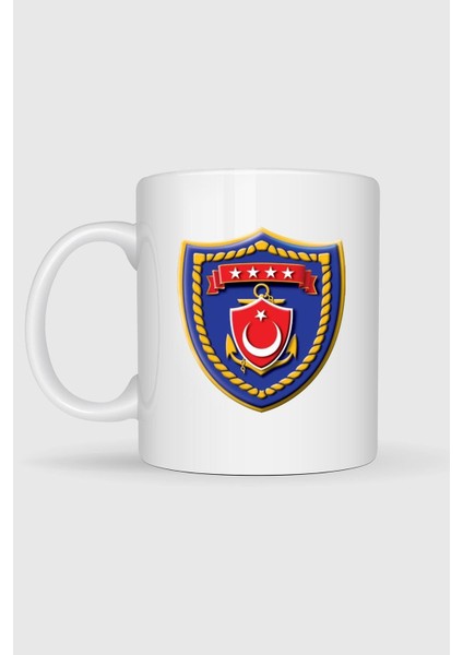 Türk Deniz Kuvvetleri Bröve Tasarımlı Kupa Bardak fiyatları