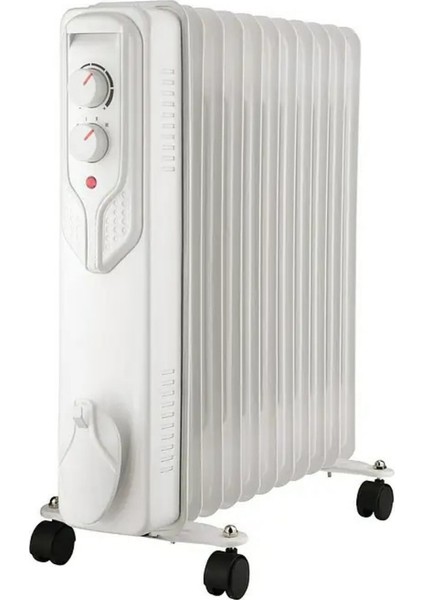 Voltomat Termostatlı 2500 W 11 Dilim Yağlı Radyatör Beyaz modelleri